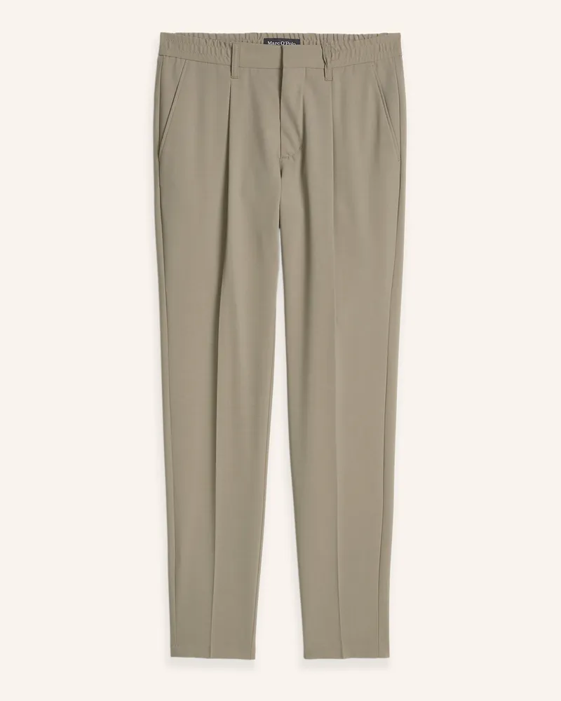 Marc O'Polo Hose Model Morot  Jogger Pleats braun Braun