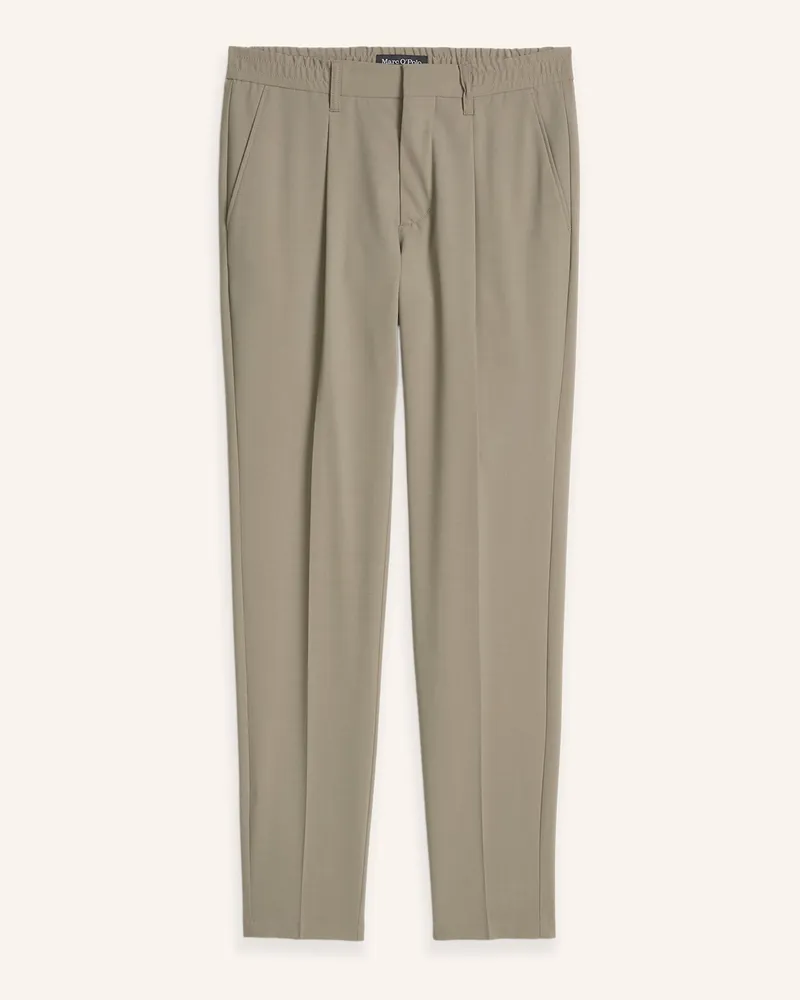 Marc O'Polo Hose Model Morot  Jogger Pleats braun Braun