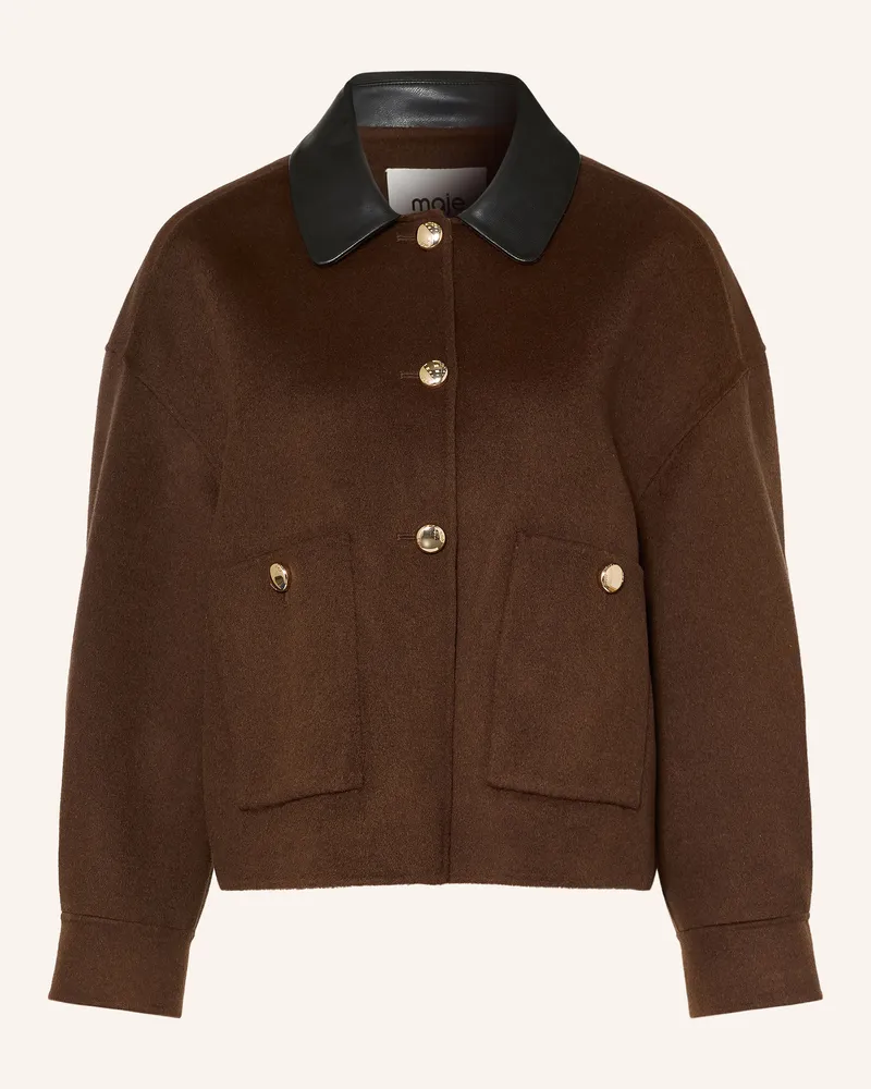 Maje Jacke braun Dunkelbraun