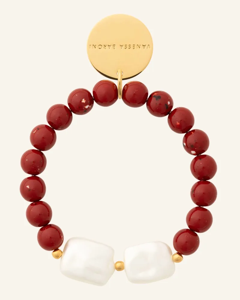 Vanessa Baroni Armbänder Beach Beads Flex Bracelet Coral By Glambou gold Gold