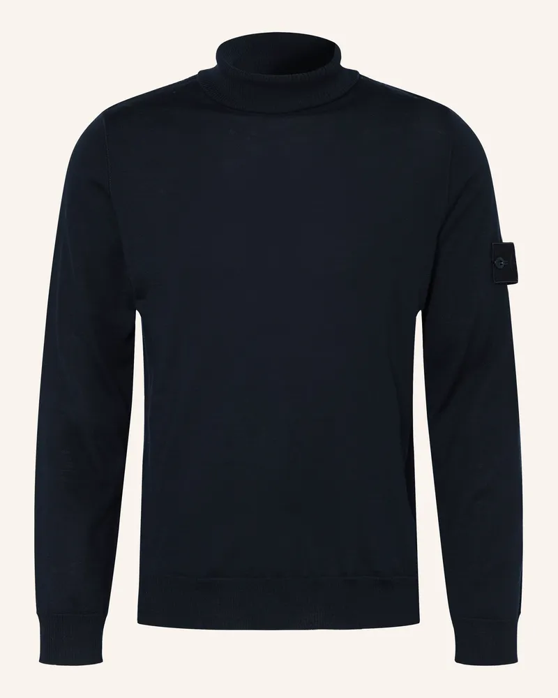 Stone Island Rolkragenpullover GHOST Dunkelblau