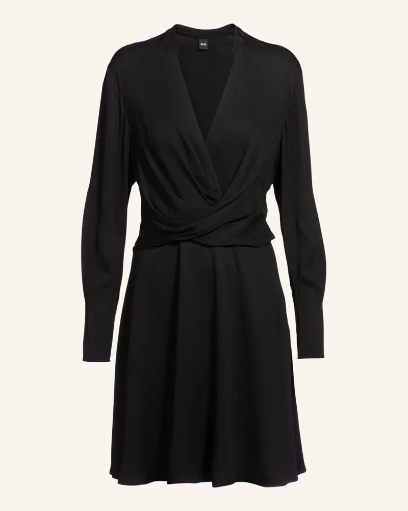 HUGO BOSS Business Kleid DIMKAI Regular Fit Schwarz