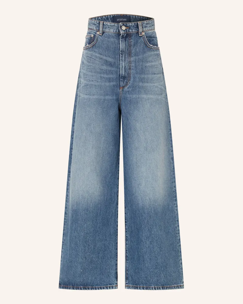 SPORTMAX Wide Leg Jeans blau 005