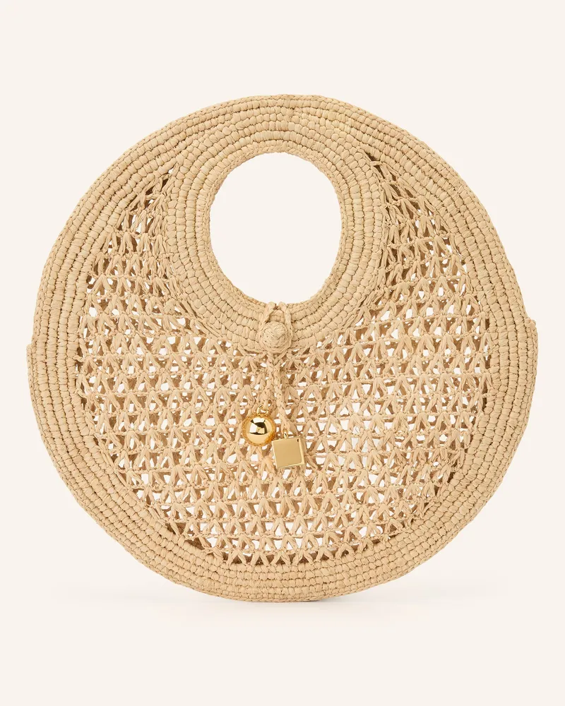 Jacquemus Shopper Le Petit Rond Spiaggia beige Hellbraun