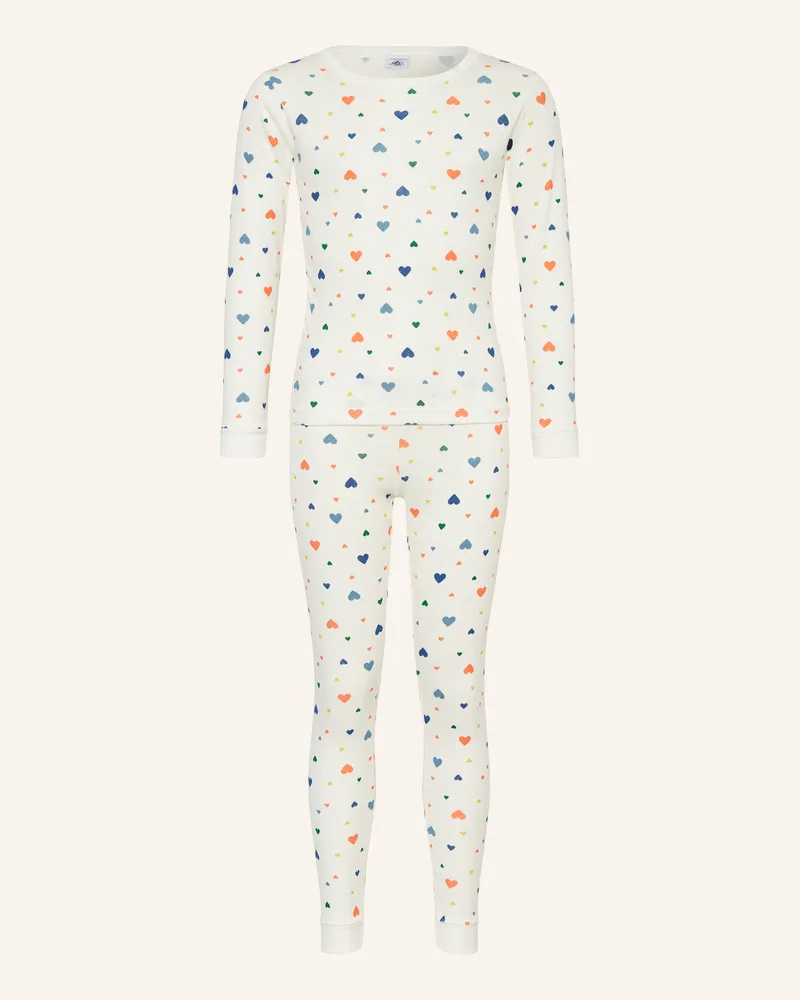 Petit Bateau Schlafanzug Ecru