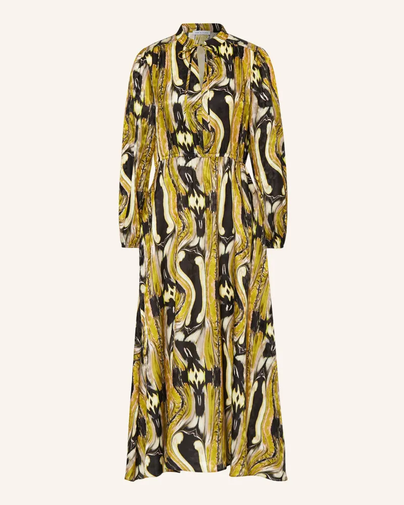 Mrs & HUGS Kleid Dunkelgelb
