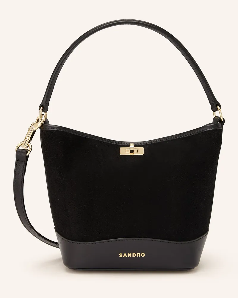 Sandro Umhängetasche schwarz Schwarz