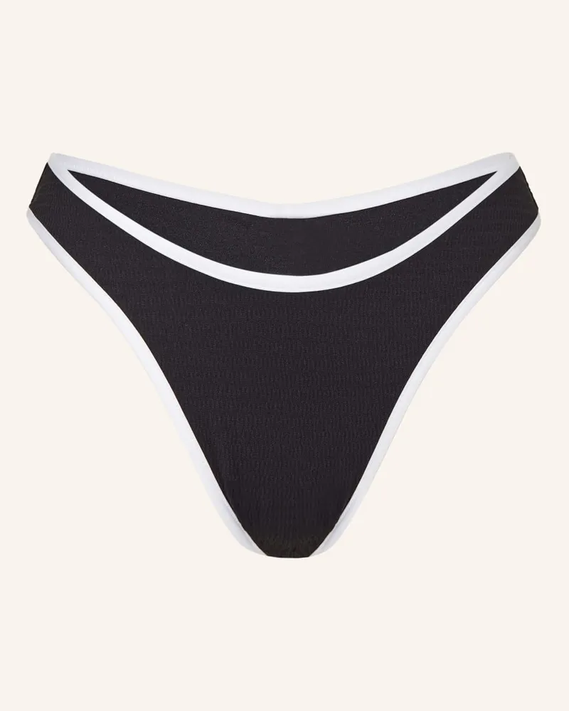 Seafolly Australia Brazilian-Bikini-Hose BEACH BOUND SCOOP Schwarz