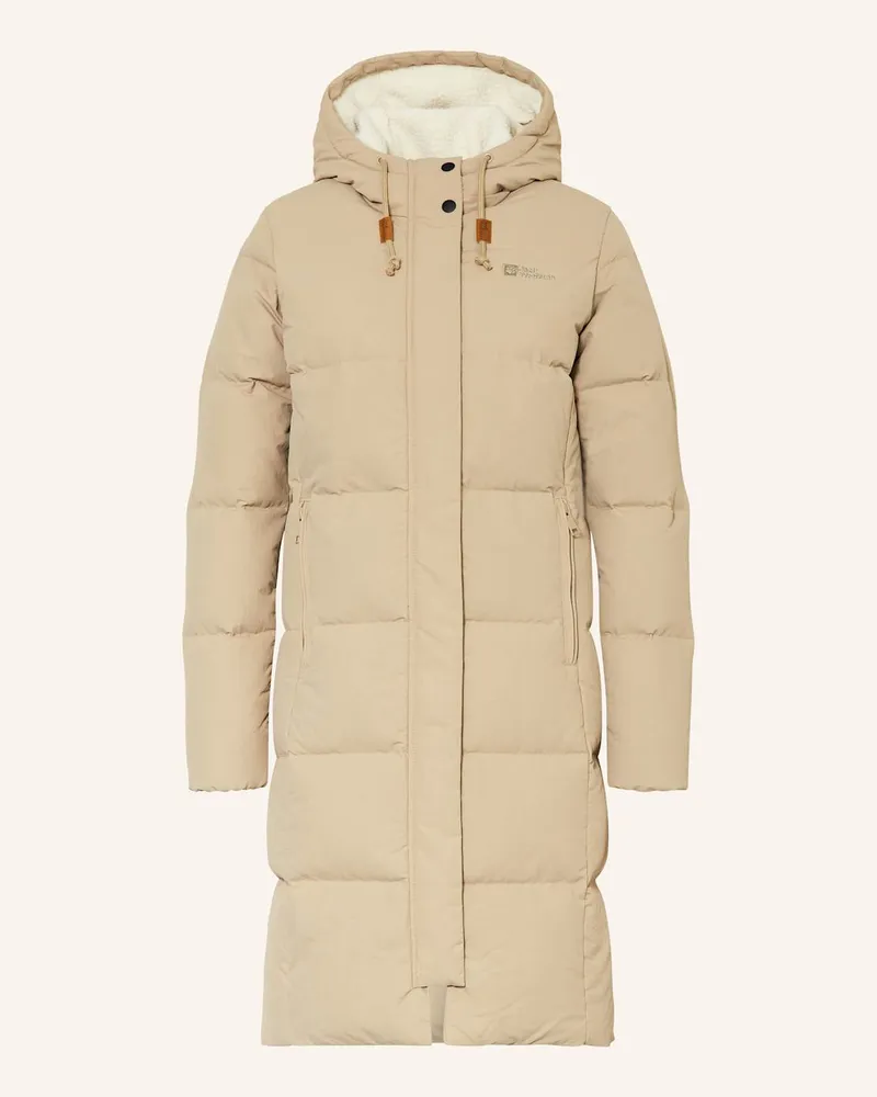 Jack Wolfskin Daunenmantel NORDLICHT Braun