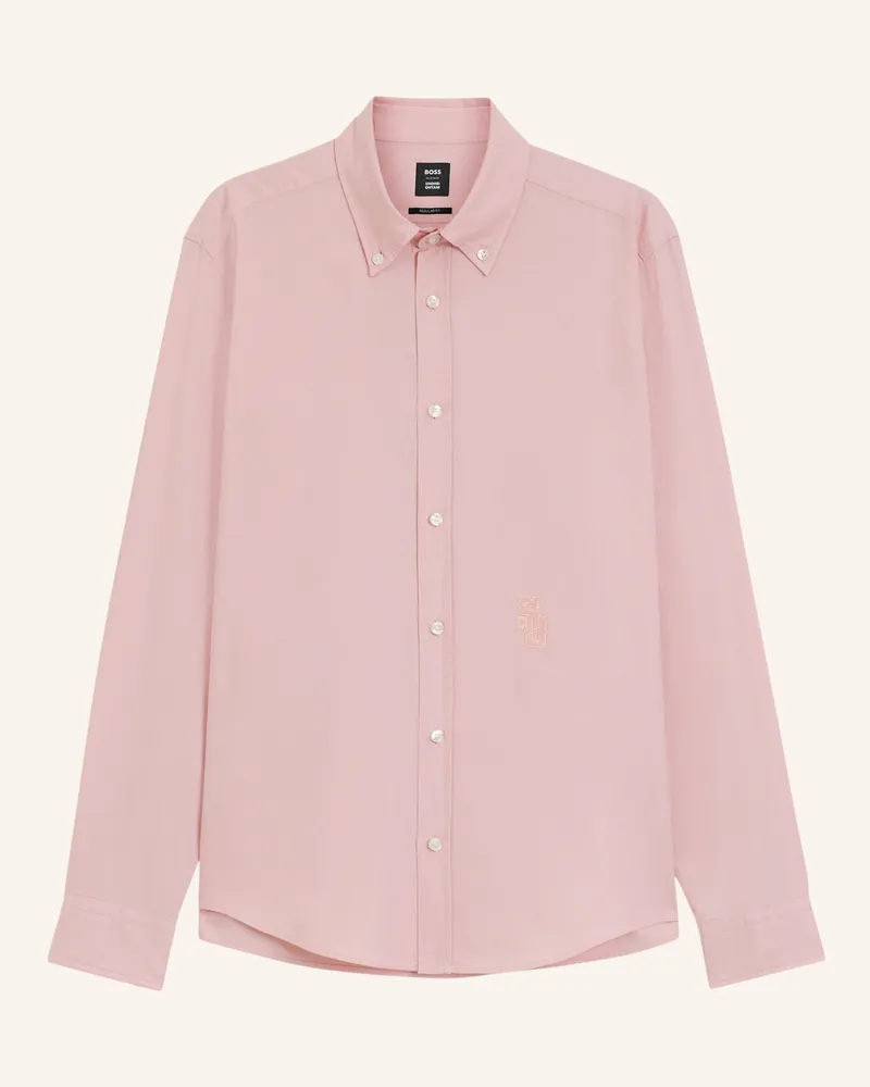 HUGO BOSS Casual Hemd H-Liam-Bd-E_So Regular Fit pink Hellrosa