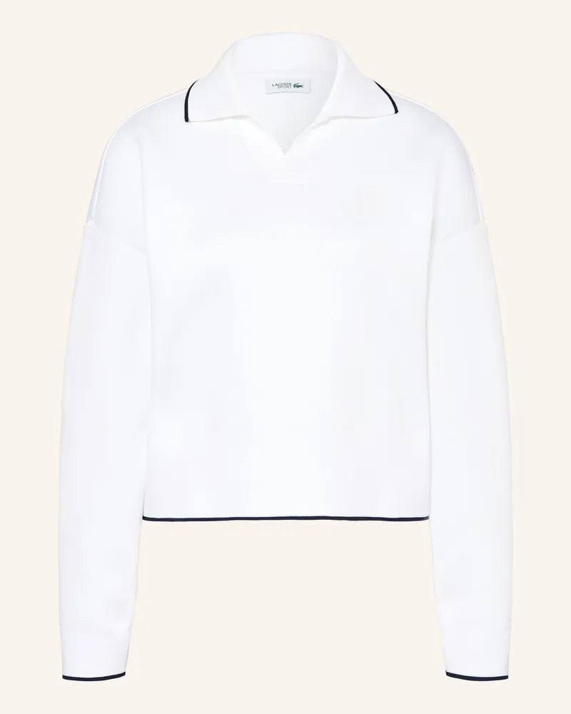 Lacoste Funktions-Poloshirt weiss Weiss