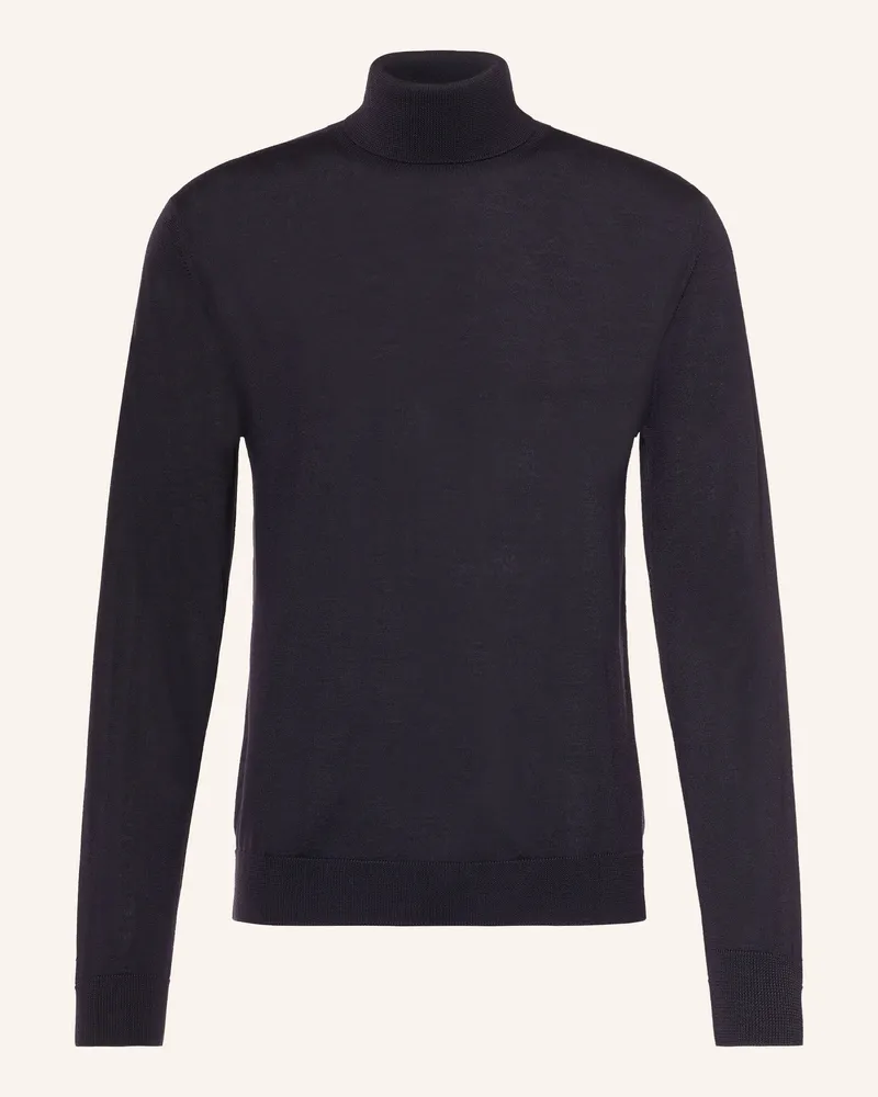 Daniele Fiesoli Rollkragenpullover blau Dunkelblau