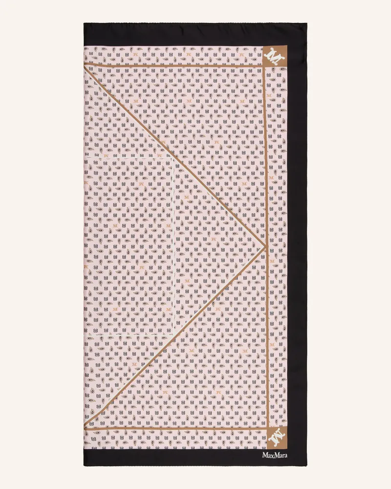 Max Mara Seidentuch Acarre rosa Rosa