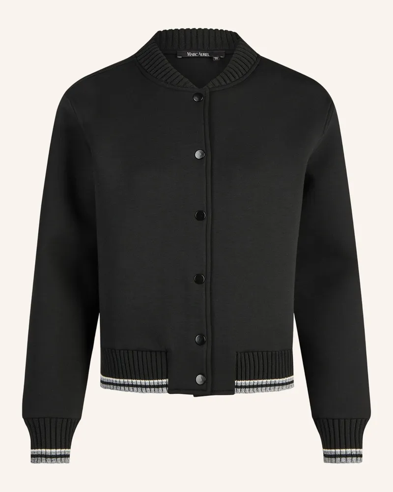 MARC AUREL Bomberjacke schwarz Schwarz