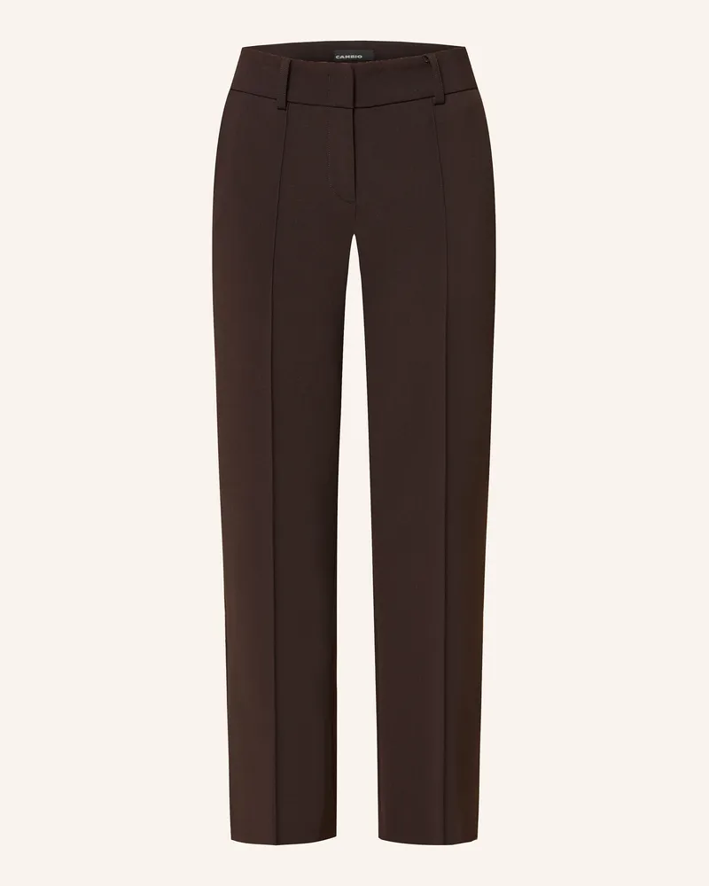Cambio Bootcut-Hose FARAH Dunkelbraun