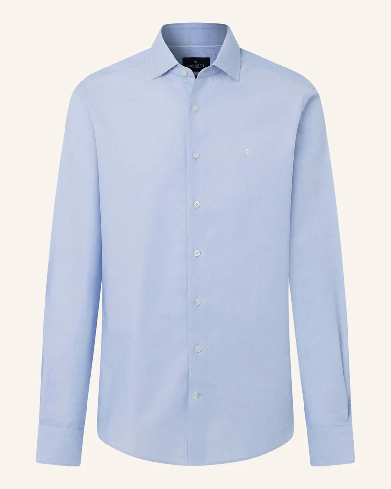 Hackett Freizeithemd Ess Texture blau Hellblau