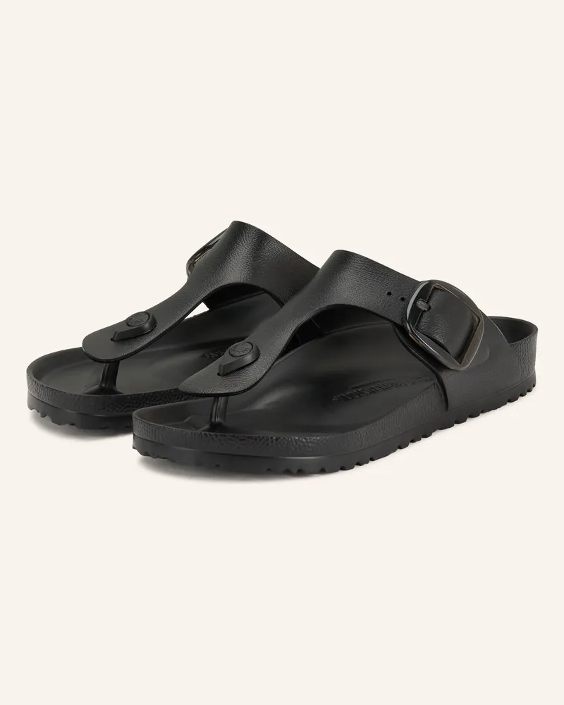 Birkenstock Zehentrenner Gizeh Big Buckle Eva schwarz Schwarz