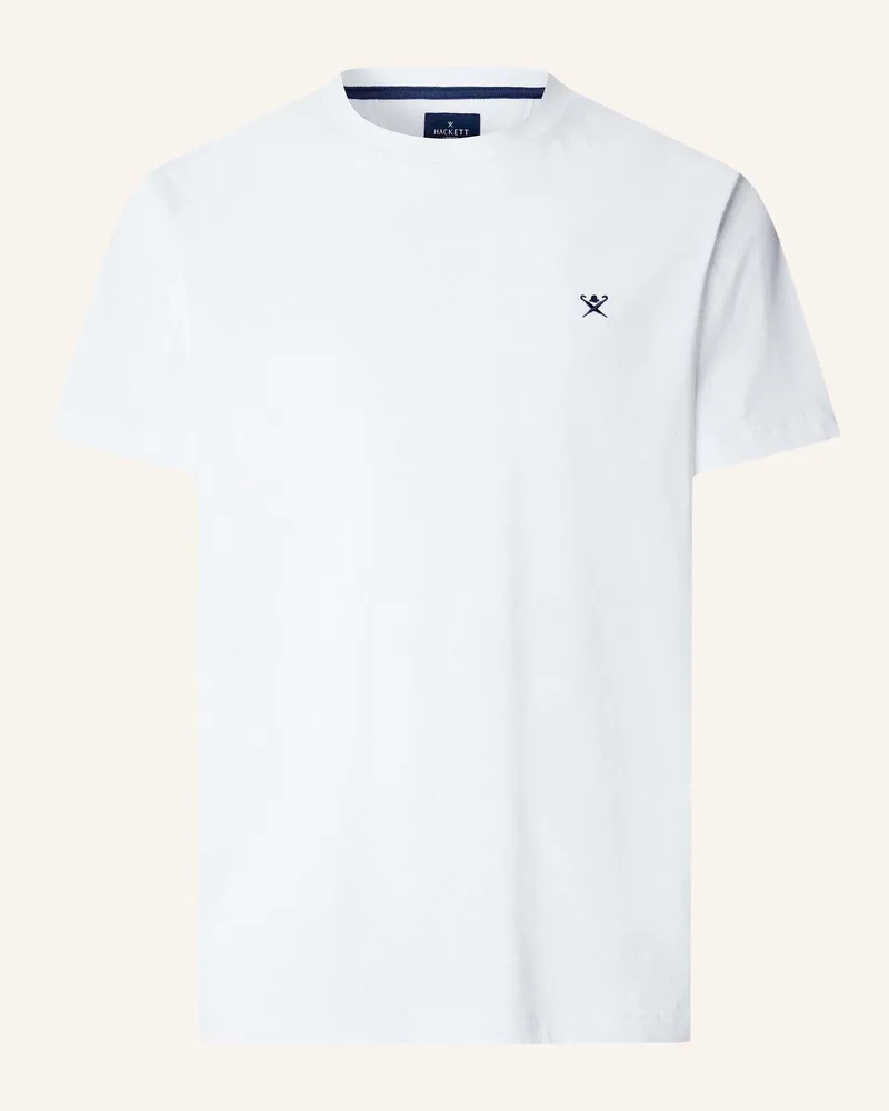 Hackett T-Shirt Ss Logo Tee weiss Weiss