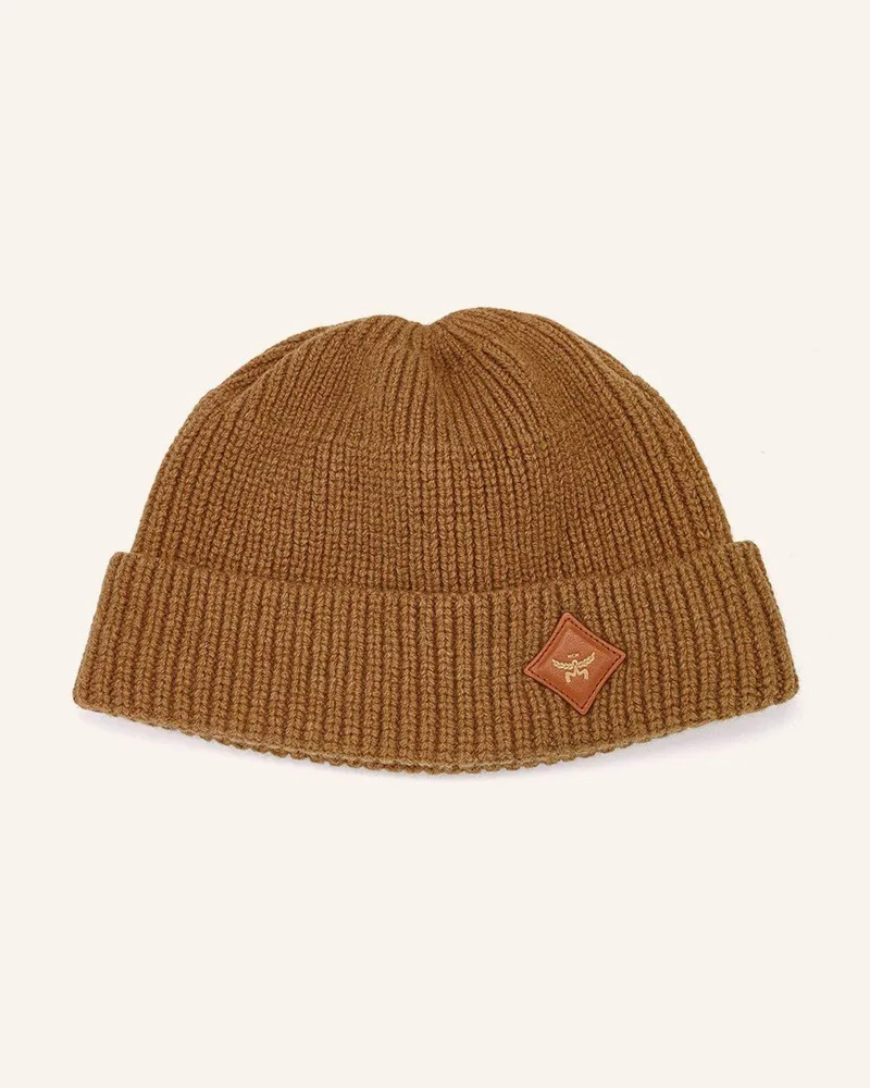 MCM Beanie braun Cognac
