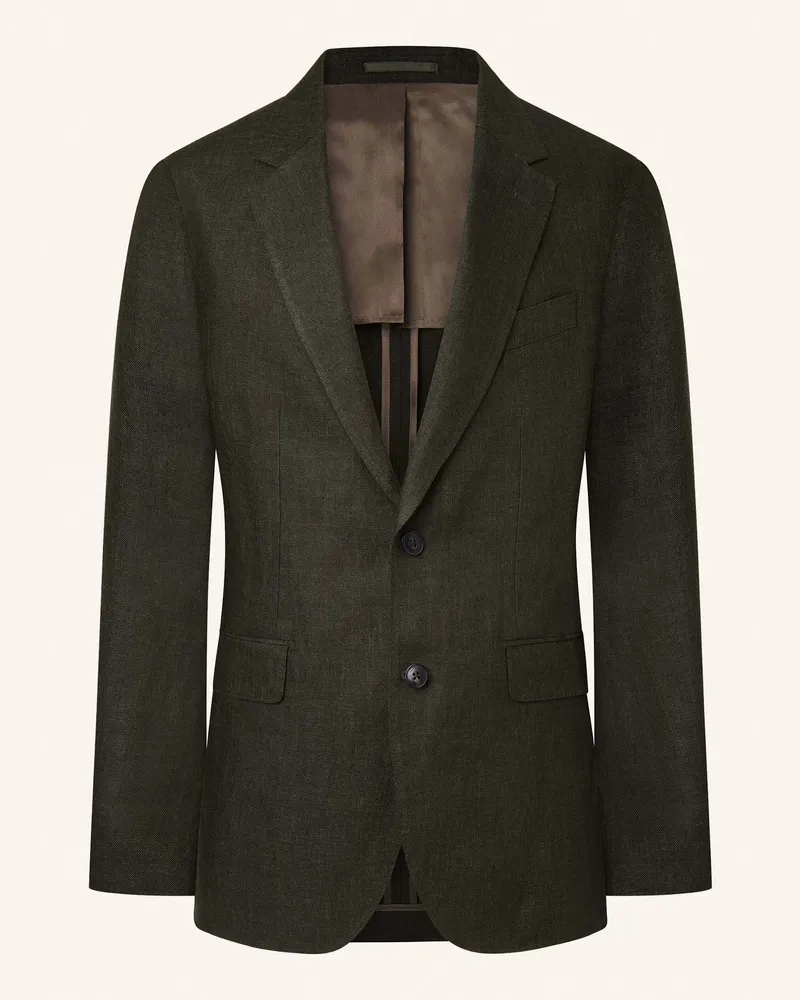 Hackett Leinensakko Extra Slim Fit Khaki