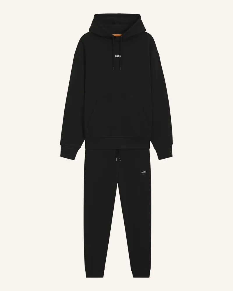 HUGO BOSS Tracksuitwesmallhood Regular Fit schwarz Schwarz