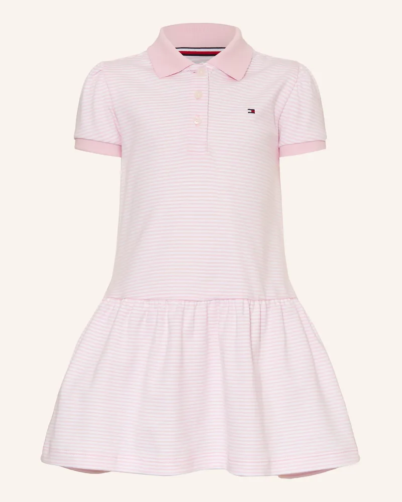 Tommy Hilfiger Jersey-Polokleid rosa Rosa