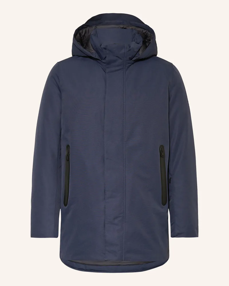 ECOALF Parka PARKO mit abnehmbarer Kapuze Dunkelblau