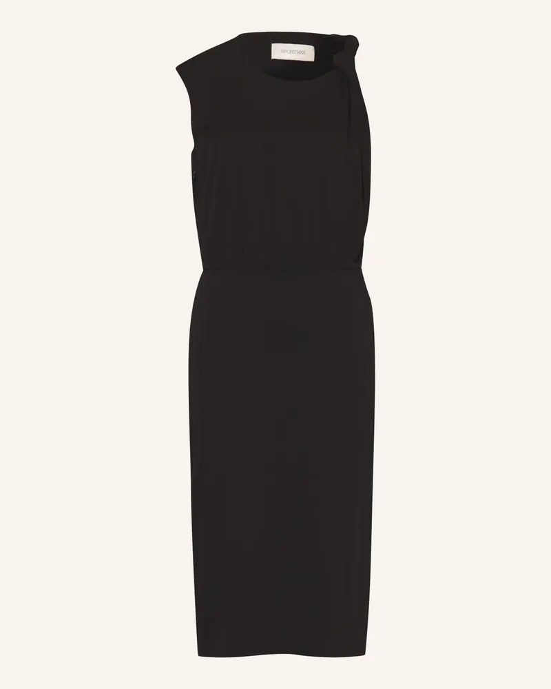 SPORTMAX Seidenkleid CRIS Schwarz