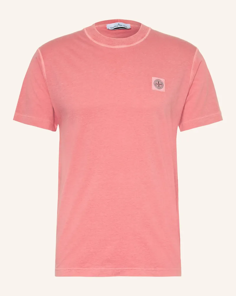 Stone Island T-Shirt pink Hellrot