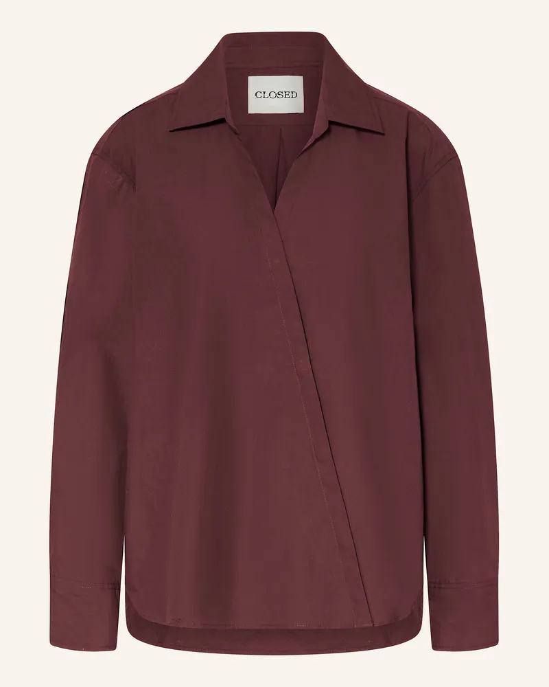 Closed Bluse Dunkelrot