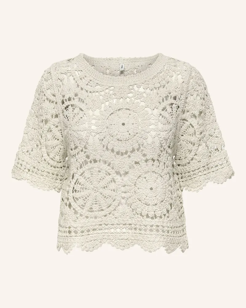 only Strickshirt Ecru