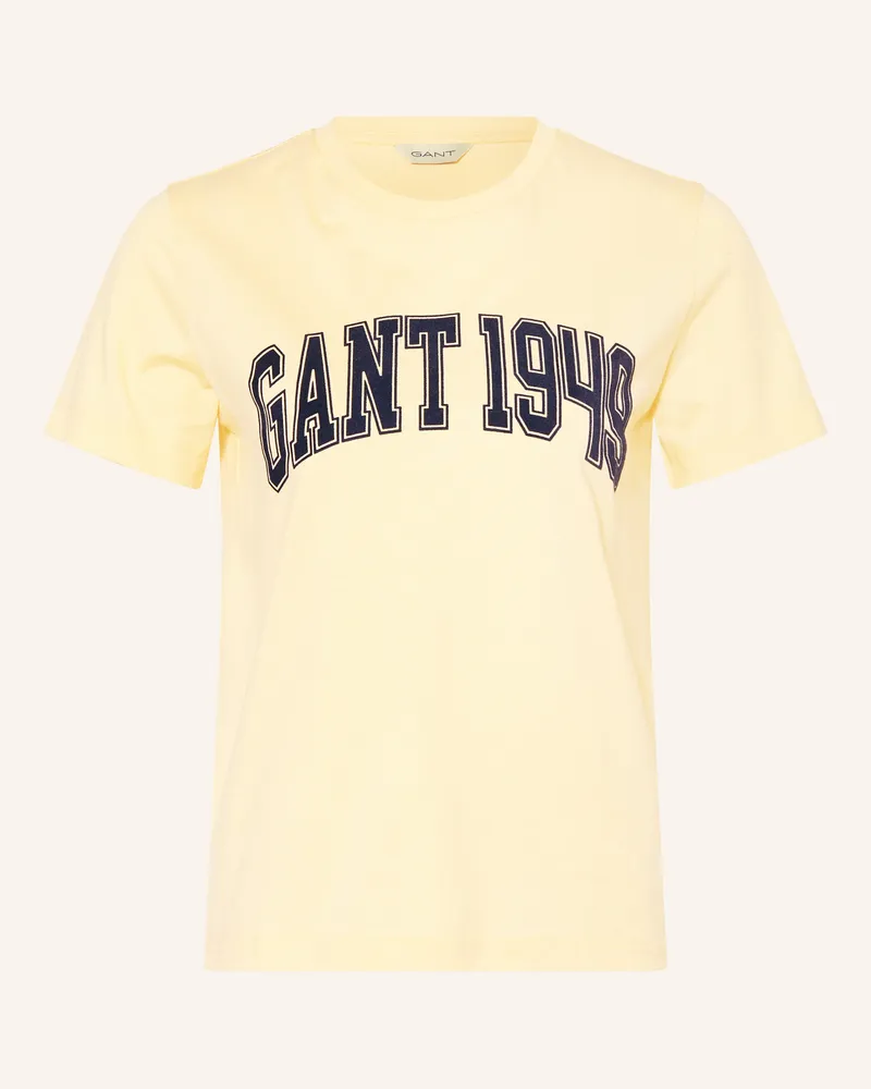 Gant T-Shirt Gelb