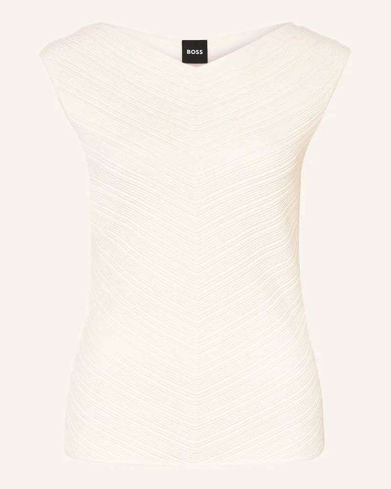 HUGO BOSS Top FAITINI Ecru