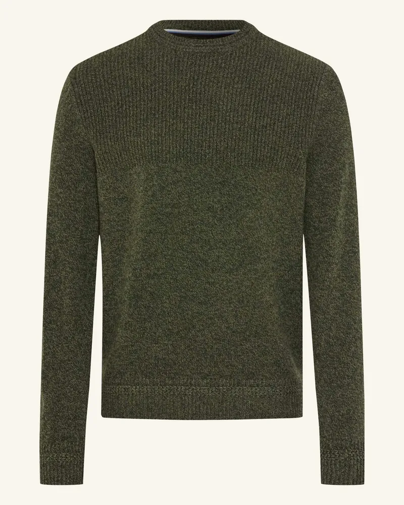 Brax Strickpullover STYLE RICK Dunkelgrün