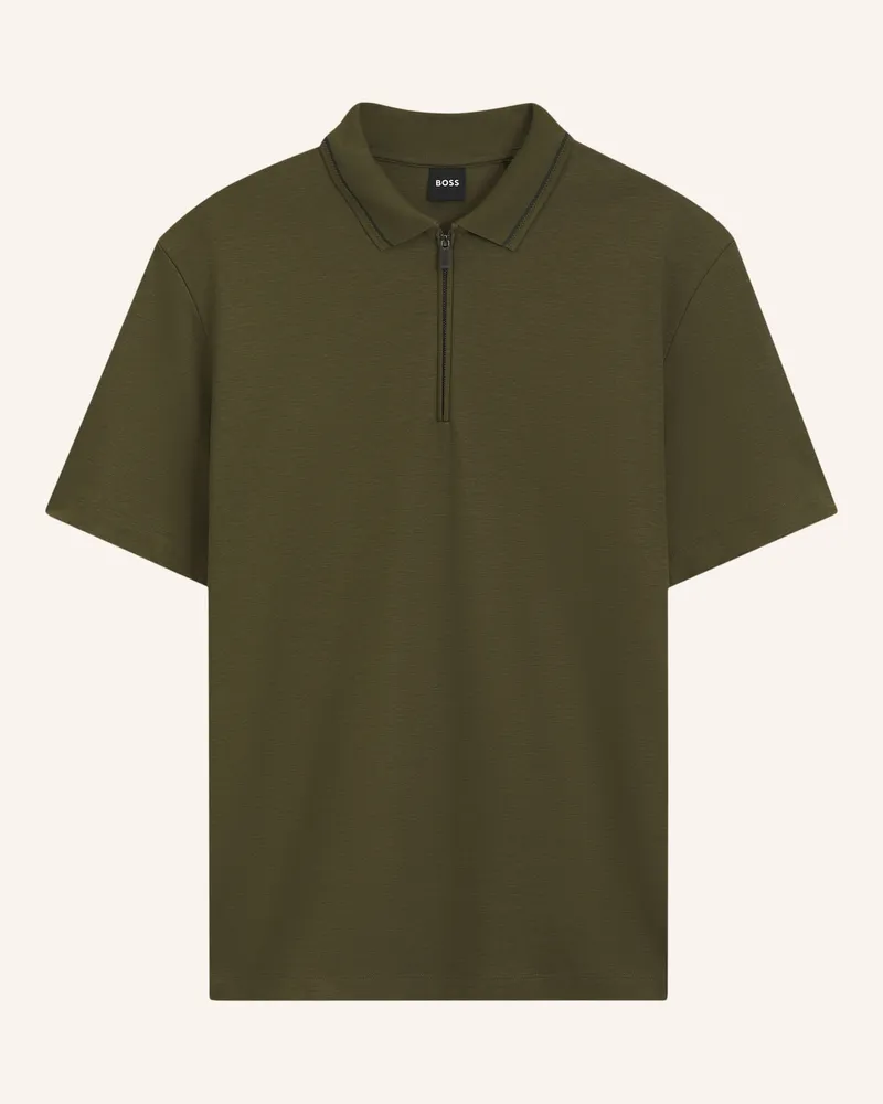 HUGO BOSS Polo P-Piano 120 Relaxed Fit gruen Grün