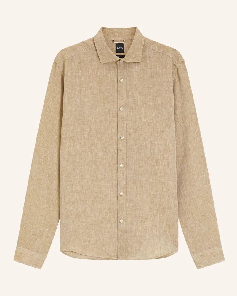 HUGO BOSS Casual Hemd C-Liam-Sp-262 Regular Fit gold Gold