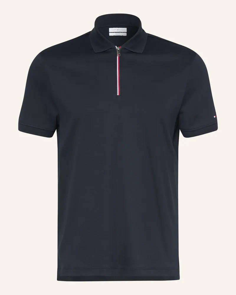 Tommy Hilfiger Jersey-Poloshirt blau Dunkelblau