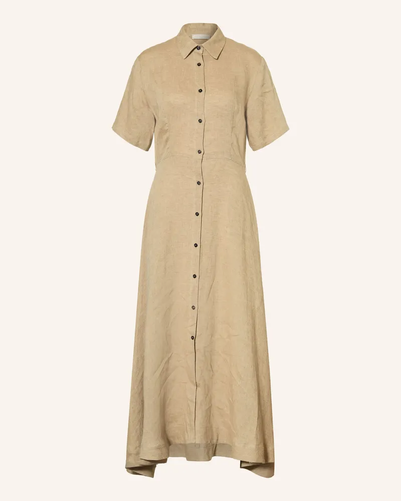 Antonelli Firenze Hemdblusenkleid MASON aus Leinen Beige