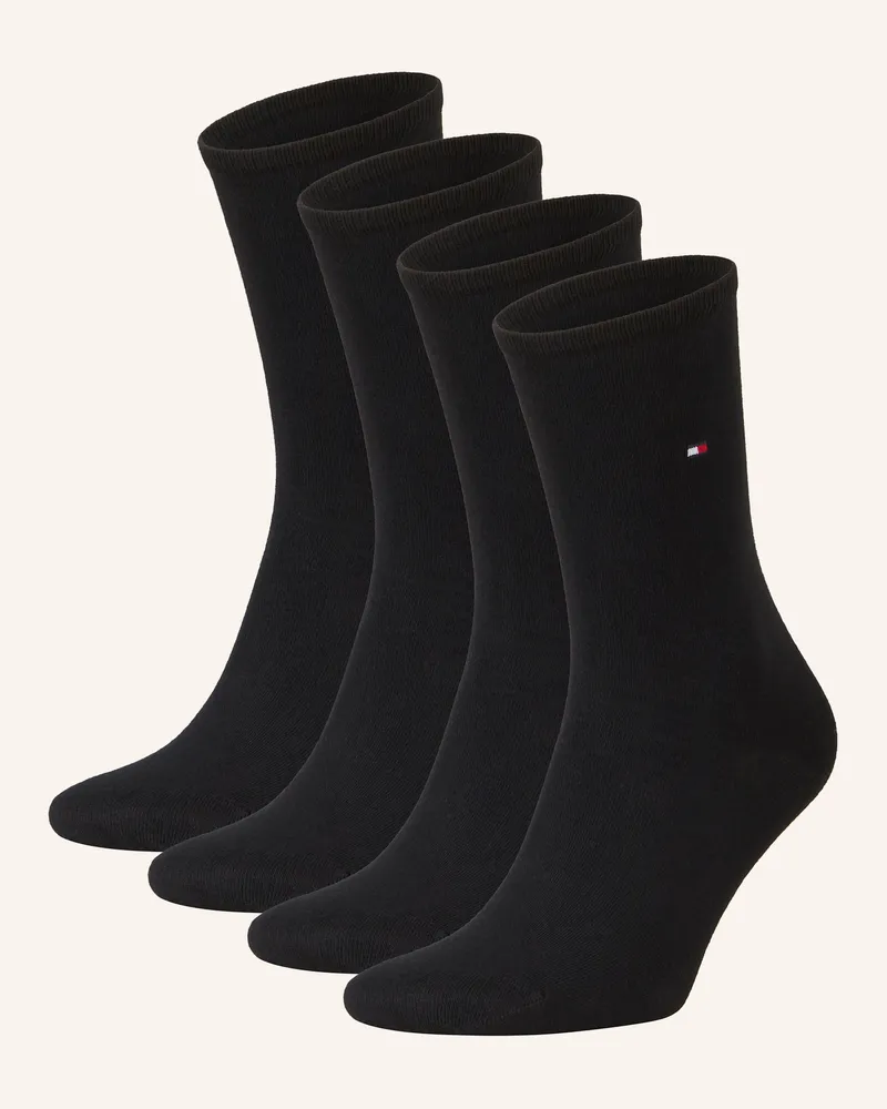 Tommy Hilfiger 4er-Pack Socken schwarz 001