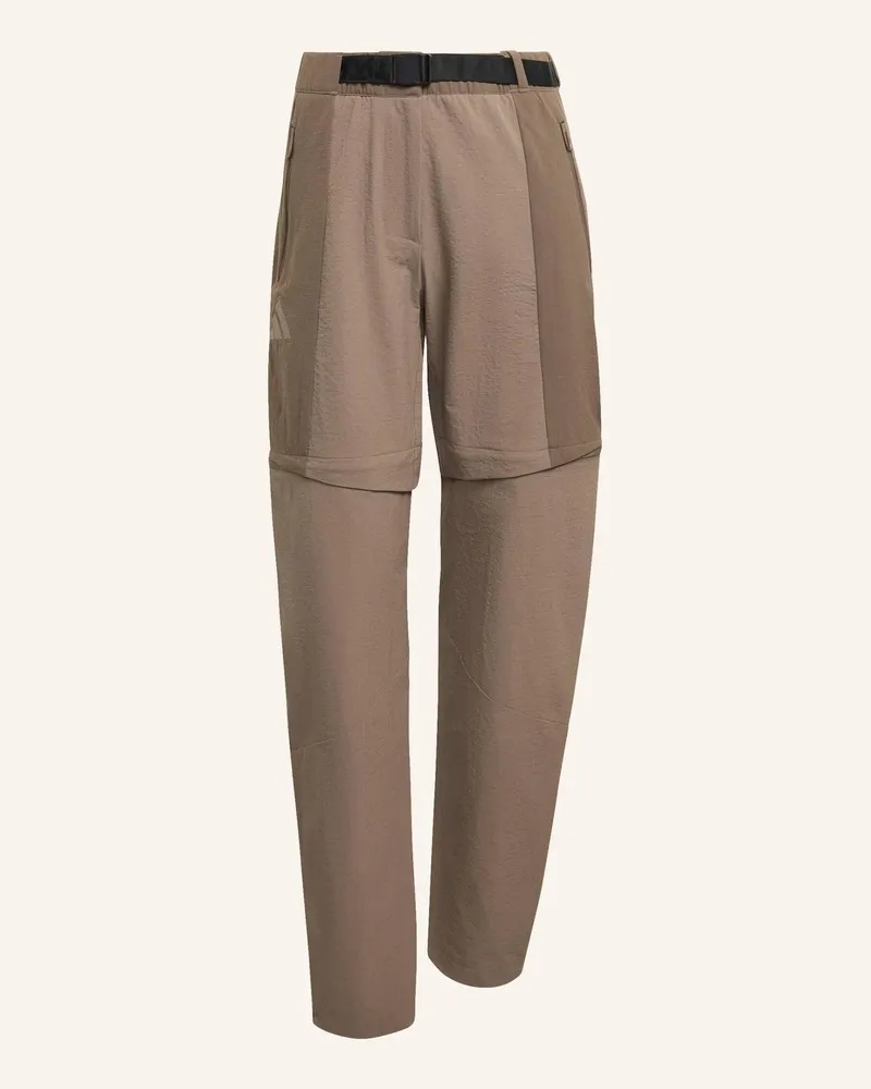 adidas TERREX XPERIOR UTILITAS CLIMA365 ZIP-OFF-HOSE Braun