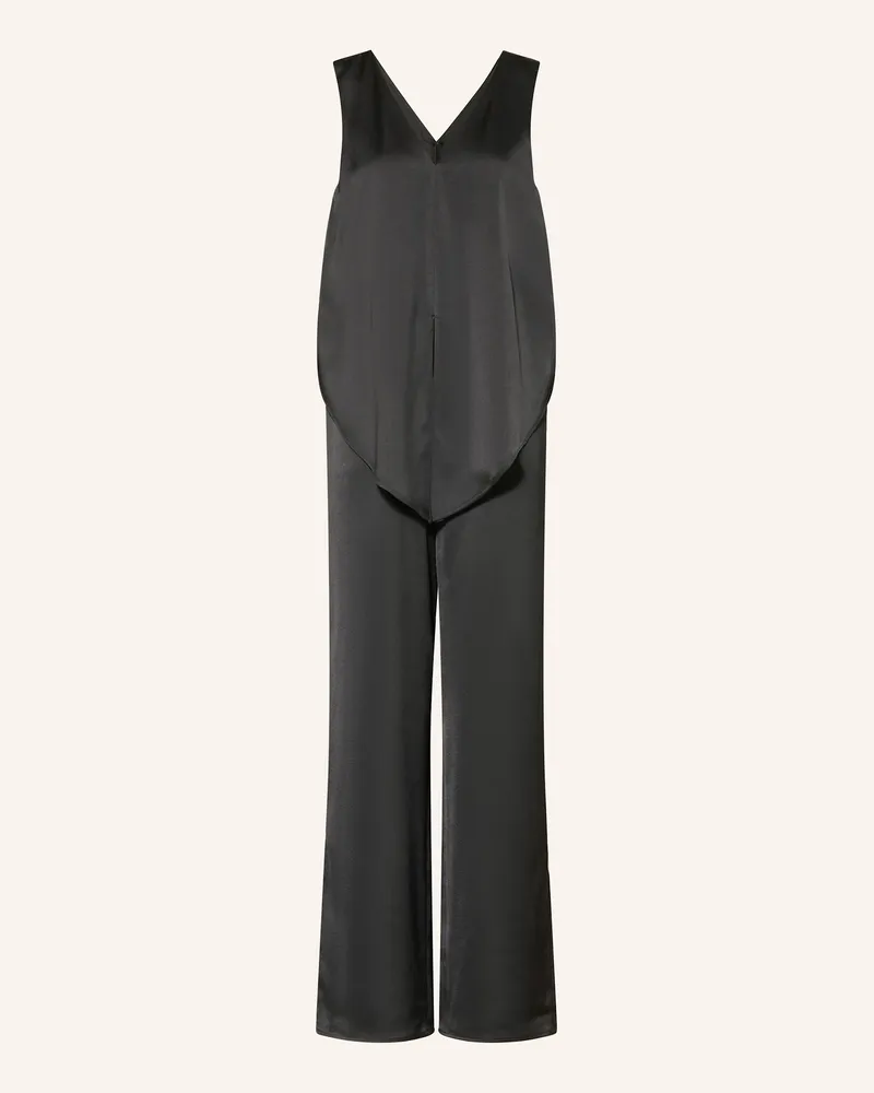 Riani Jumpsuit Aus Satin schwarz Schwarz