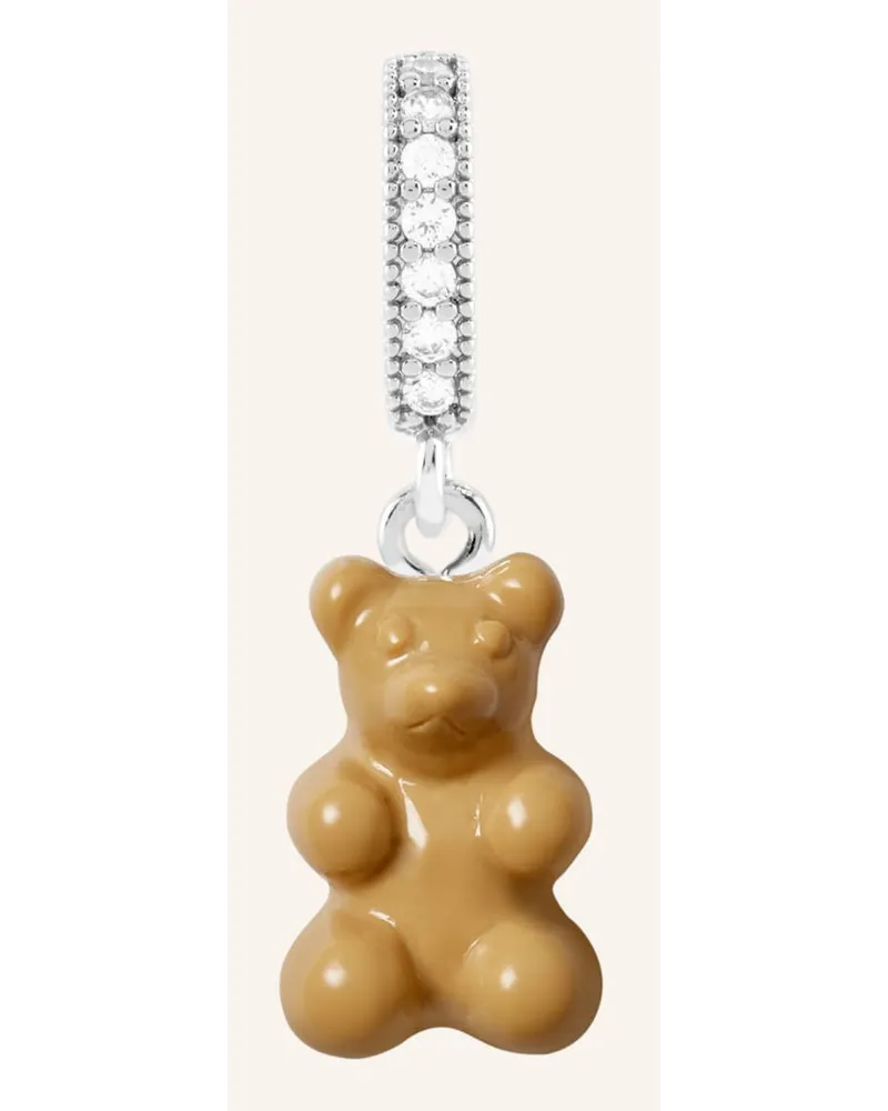 CRYSTAL HAZE Anhänger CARAMEL NOSTALGIA BEAR by GLAMBOU Beige