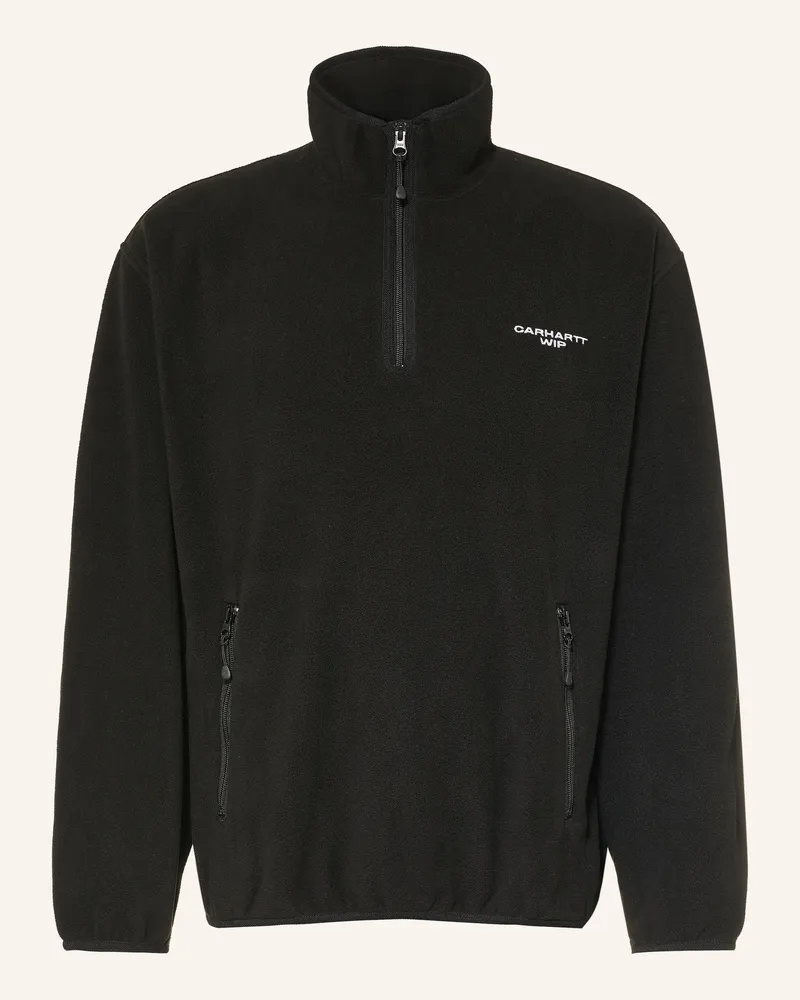 Carhartt WIP Fleece-Troyer Edmore schwarz Schwarz