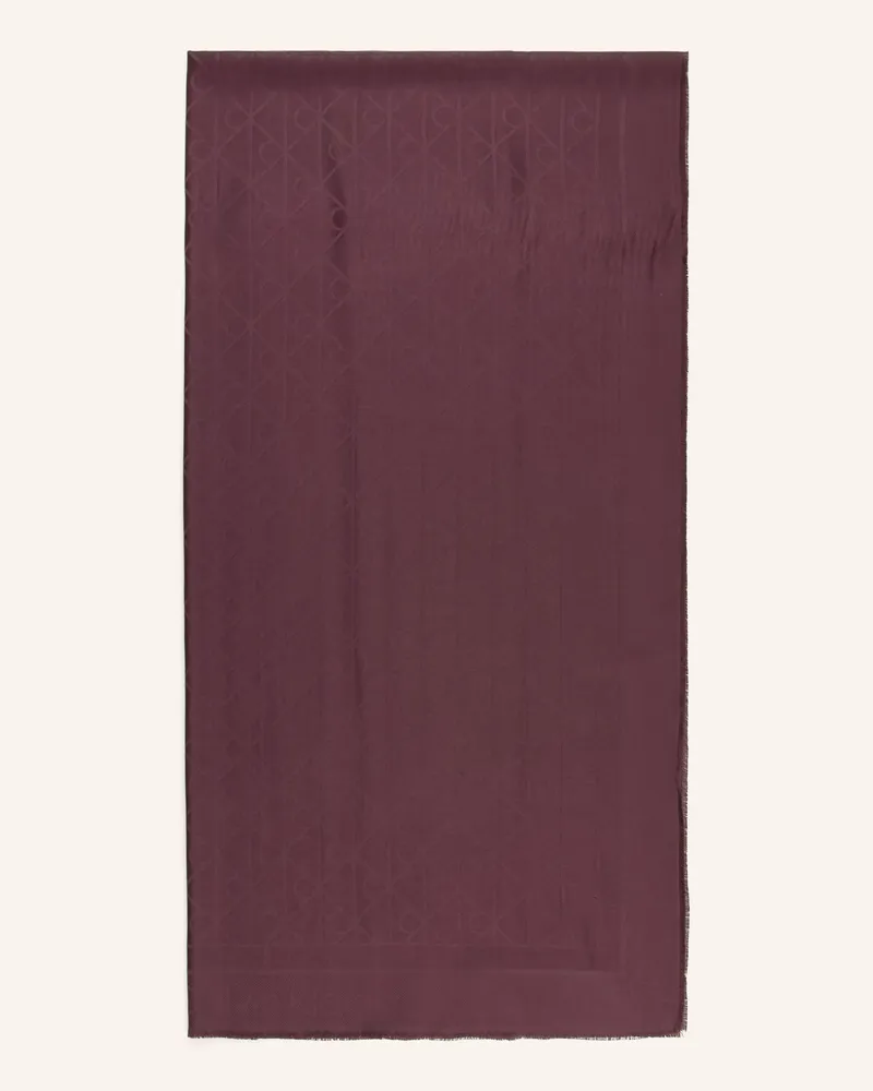 Calvin Klein Schal rot Dunkelrot