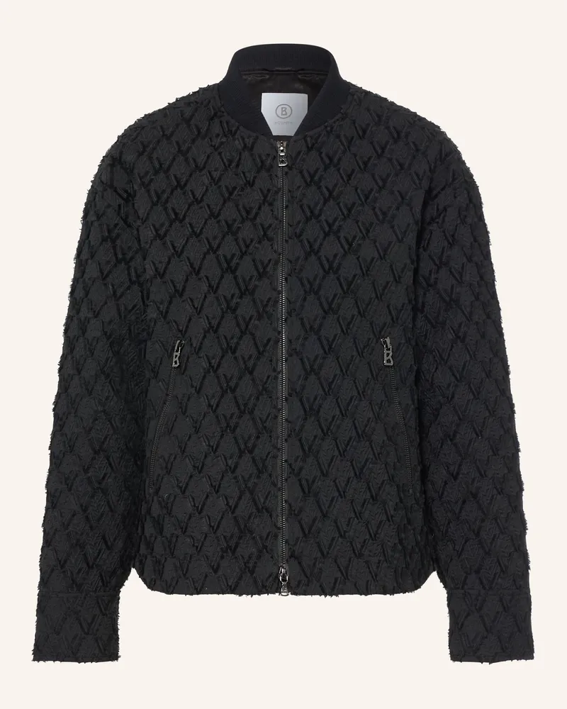 Bogner Jacquard-Blouson Janita schwarz Schwarz