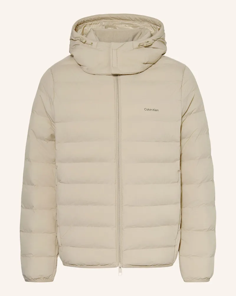 Calvin Klein Steppjacke Mit Abnehmbarer Kapuze beige Beige