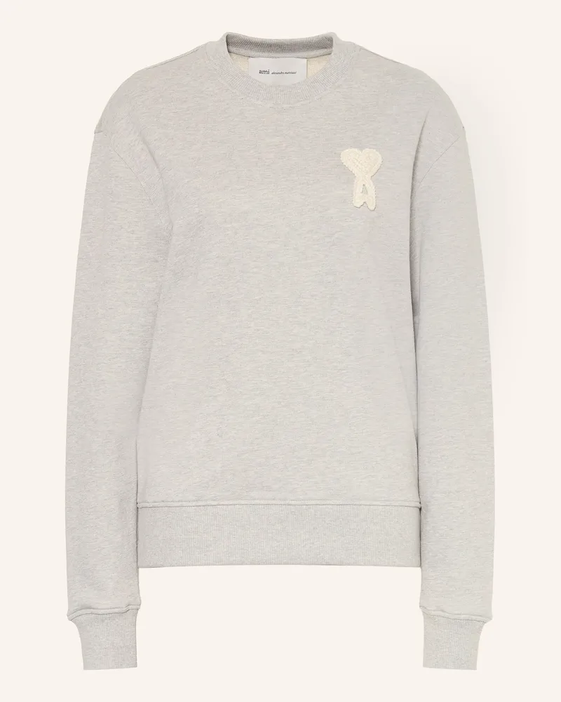 AMI Paris Sweatshirt Hellgrau