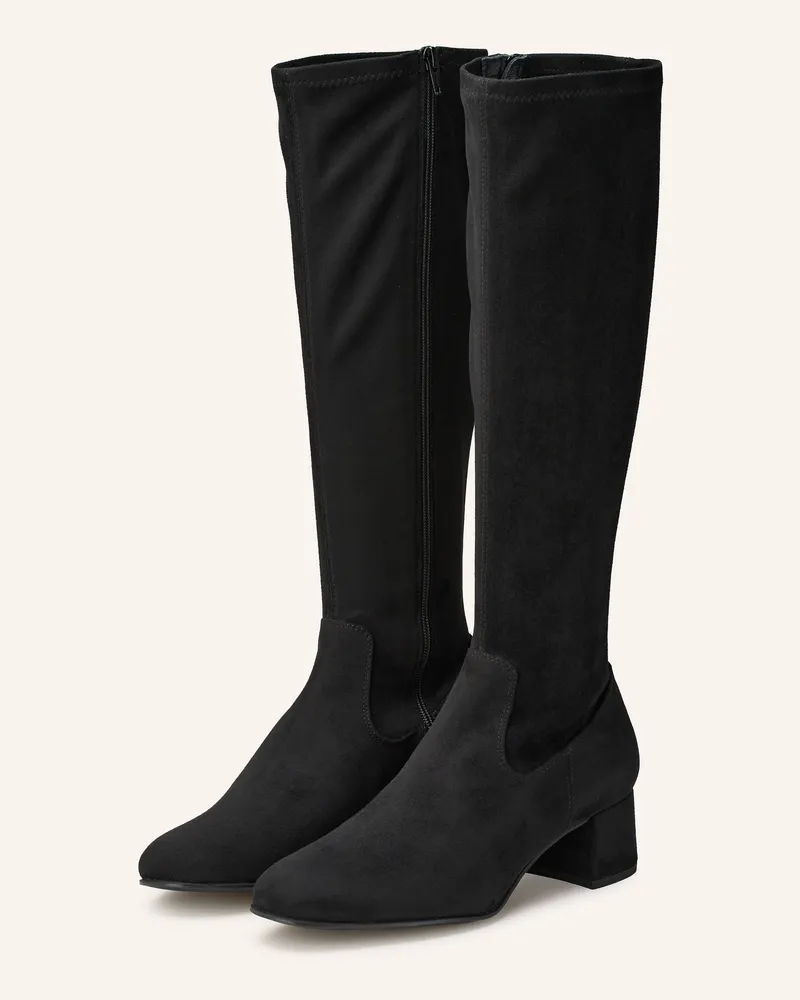 Unisa Stiefel Lapes schwarz Schwarz