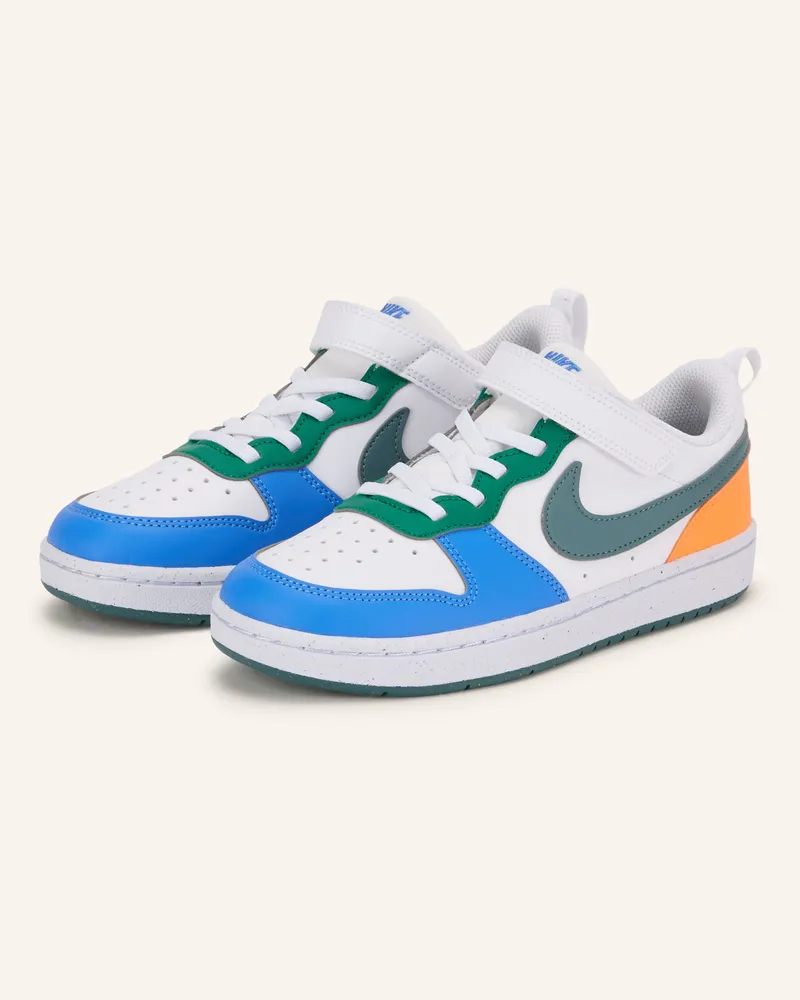 Nike Sneaker Court Borough Low Recraft weiss Weiss