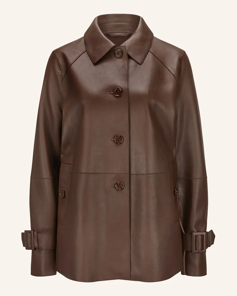 Milestone Lederjacke MSBLAINE Braun